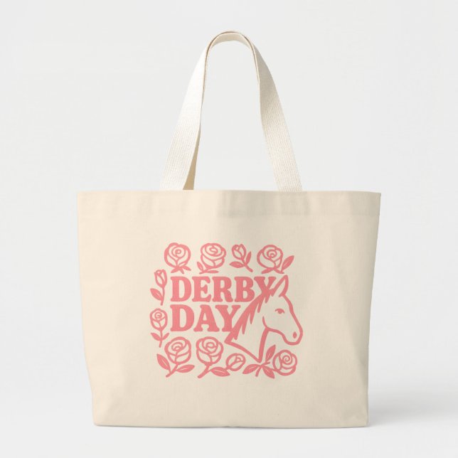 Bolsa Tote Grande Derby Day (Frente)
