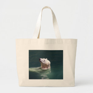 Bolsa Tote Grande Descanso do urso polar