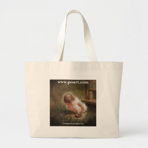 Bolsa Tote Grande Descoberta do quintal