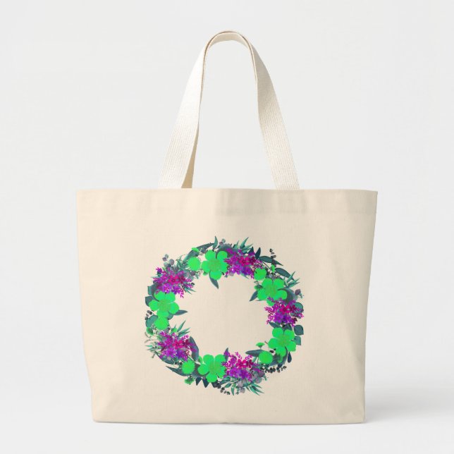 Bolsa Tote Grande Descubra a versatilidade e o estilo do Zazzle (Frente)