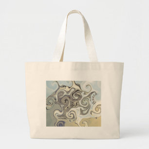 Bolsa Tote Grande Desenho de praia