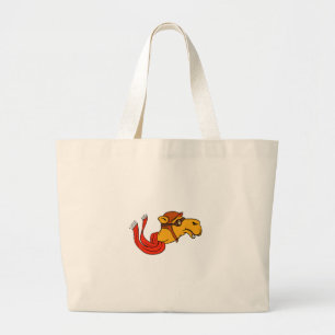 Bolsa Tote Grande Desenhos animados do lenço dos óculos de proteç