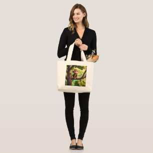 Bolsa Tote Grande Desheze As Mulheres, Maníaca, Macaco Cute Tote Bag