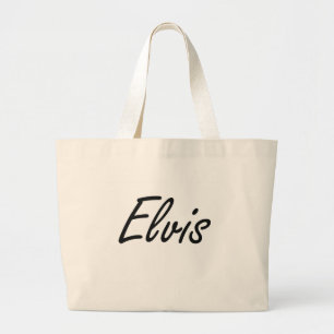 Bolsa Tote Grande Design conhecido artístico de Elvis