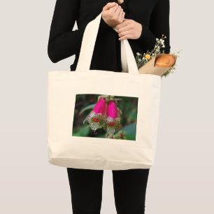 Bolsa Tote Grande Design da flor do leopardo