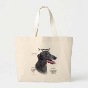 Bolsa Tote Grande Design da história do galgo