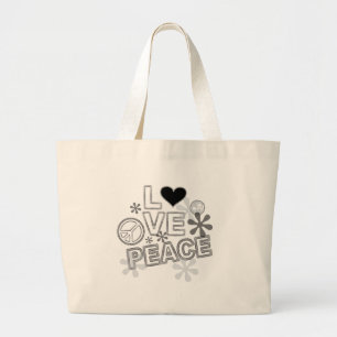 Bolsa Tote Grande design da paz