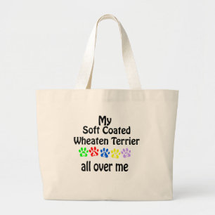 Bolsa Tote Grande Design de caminhadas suaves com rodas revestidas