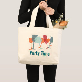 Bolsa Tote Grande Design de Cocktails de Celebração