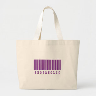 Bolsa Tote Grande design de código de barras
