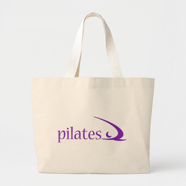Bolsa Tote Grande Design de Pilates! (Frente)