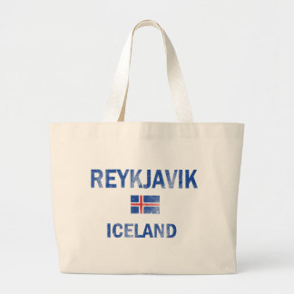 Bolsa Tote Grande Design de Reykjavik Islândia