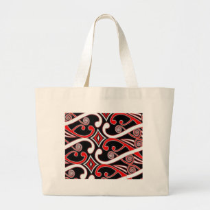 Bolsa Tote Grande design maori