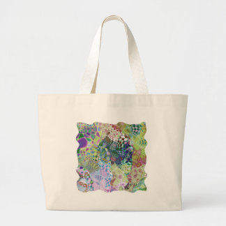 Bolsa Tote Grande design multiabstrato