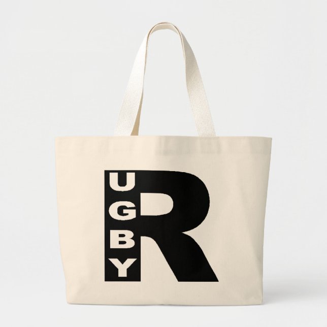 Bolsa Tote Grande Design RUGBY - Quatro jumbo naturel (Frente)