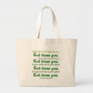 Bolsa Tote Grande Deus abençoe