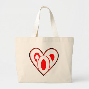 Bolsa Tote Grande Deus do coração