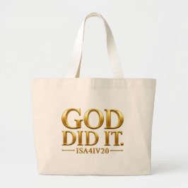 BOLSA TOTE GRANDE DEUS FEZ