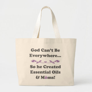 Bolsa Tote Grande Deus não pode estar em todos os lugares, então ele