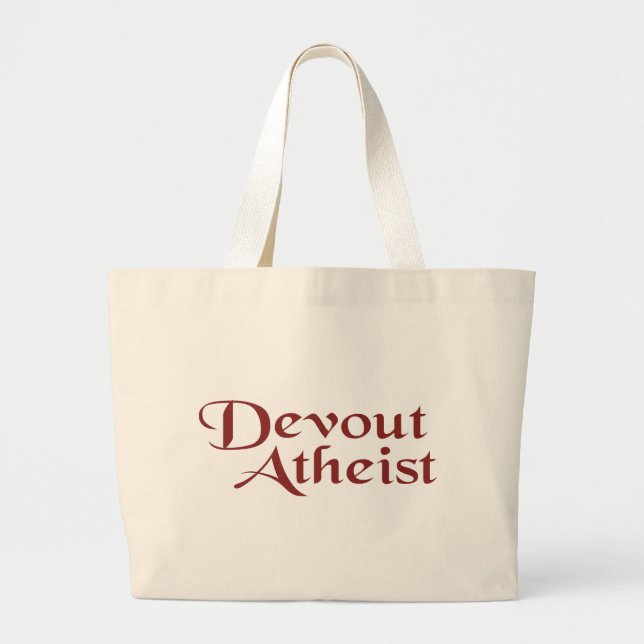 Bolsa Tote Grande Devout Atheist (Frente)