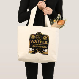 Bolsa Tote Grande Dia do Waffle