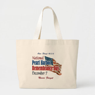 Bolsa Tote Grande Dia nacional do Pearl Harbor