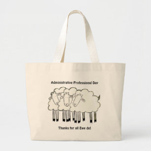 Bolsa Tote Grande Dia Profissional Administrativo - Obrigados