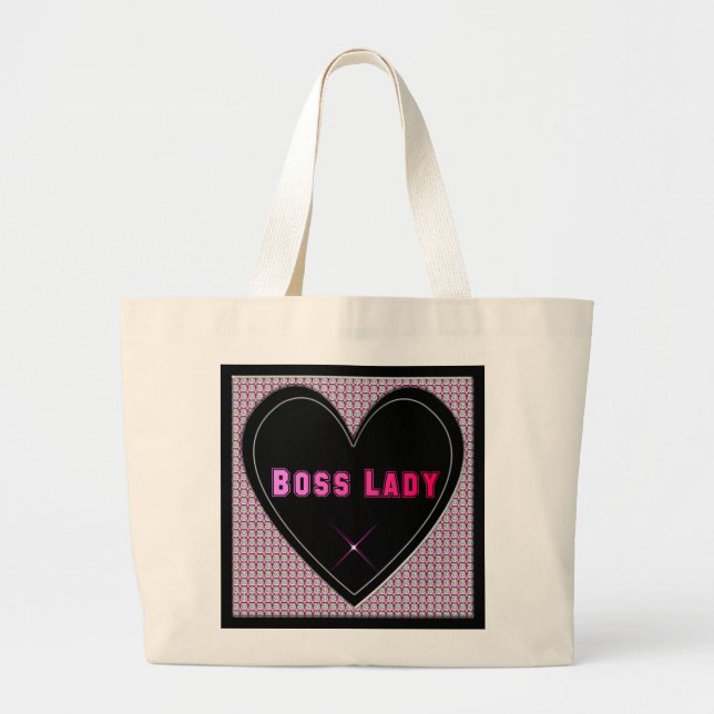 Bolsa Tote Grande Diamantes da Chefe (Frente)
