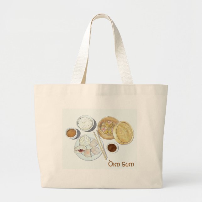 Bolsa Tote Grande Dim Sum (Frente)