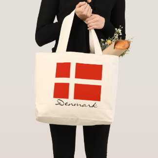 Bolsa Tote Grande Dinamarca com Dannebrog
