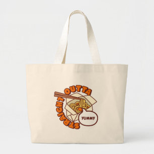 Bolsa Tote Grande Direto do Delicioso Macarrão Ramen