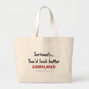 Bolsa Tote Grande Diretor Funeral/Design do Funny Hearse Engraçado M