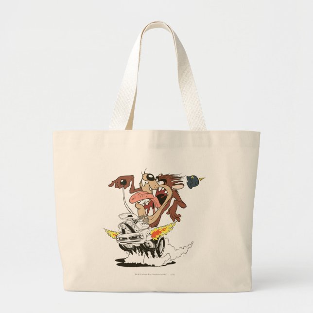 Bolsa Tote Grande Dirigir com Fúria do TAZ™ (Frente)