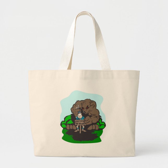 Bolsa Tote Grande Diversão de acampamento (Frente)