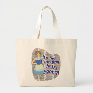 Bolsa Tote Grande Diversão do Livro Hoarder Casa Esposa Retro Kitsch