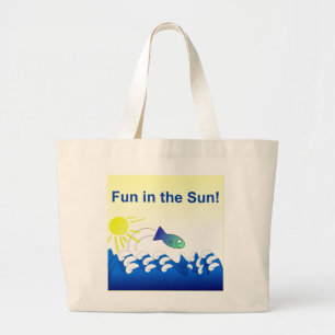 Bolsa Tote Grande Divertido no Saco Sol