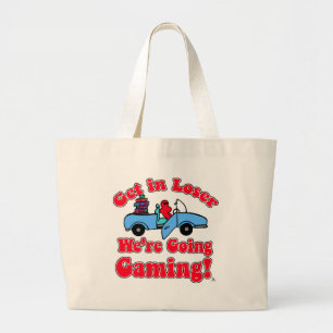 Bolsa Tote Grande Divertido Se Divirta Em Um Cartoon De Jogos