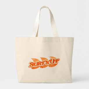 Bolsa Tote Grande Do "sacola alaranjada ascendente dos surfistas