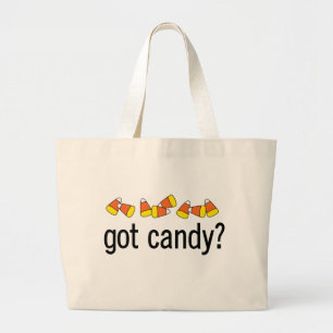 Bolsa Tote Grande Doces obtidos? Saco do deleite do Dia das Bruxas