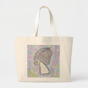 Bolsa Tote Grande Docinho Guardian Angel Art Tote Bags