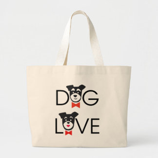 Bolsa Tote Grande Dog Love