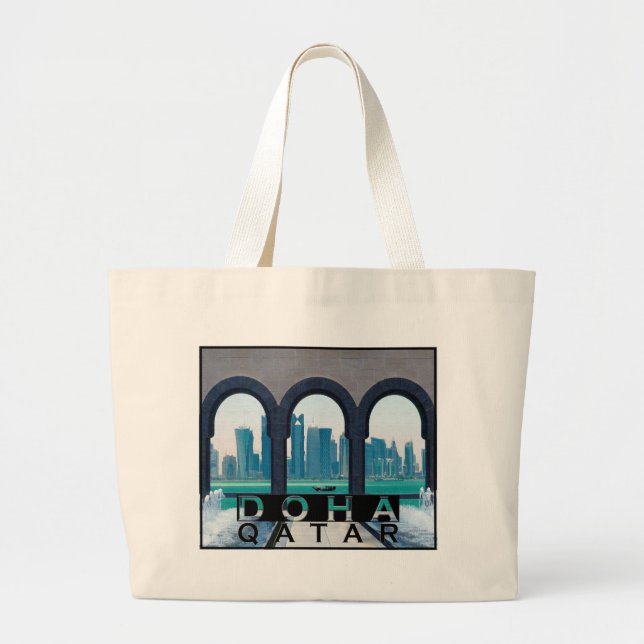 Bolsa Tote Grande Doha (Frente)