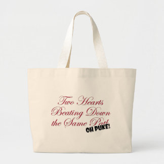Bolsa Tote Grande Dois Corações