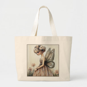 Bolsa Tote Grande Doninha De Casamento De Branca De Fada Elegante