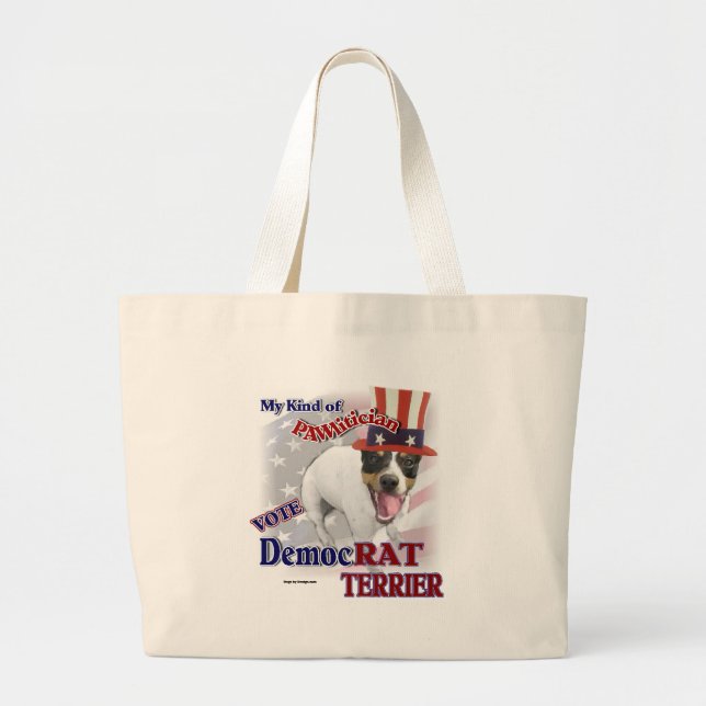 Bolsa Tote Grande Dons de RAT TERRIER (Frente)