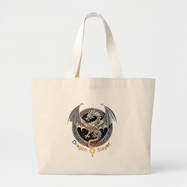 Bolsa Tote Grande Dragão (Frente)