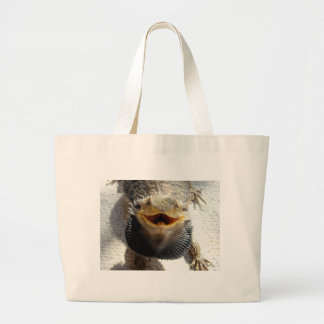 Bolsa Tote Grande Dragão farpado oriental - barbata de Pogona