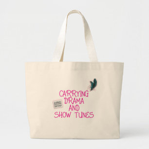 Bolsa Tote Grande Drama e Mostrar Sintomas Tote Bag