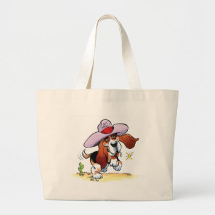 Bolsa Tote Grande Drool obtido Basset? Saco clássico