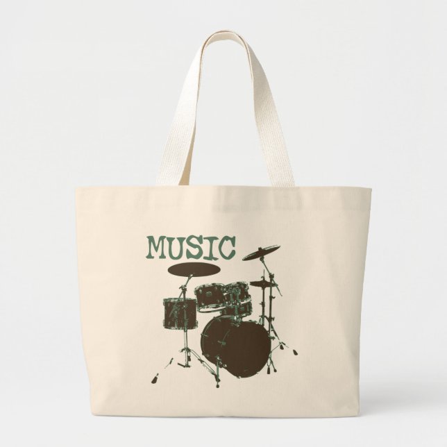 Bolsa Tote Grande Drumset (Frente)